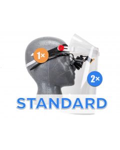"Standard" Set - 1× Frame, 2× Visor & 2× Comfort Padding